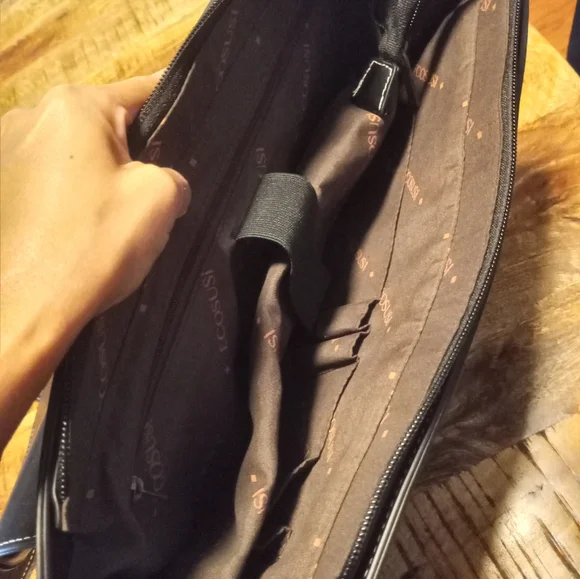 Ecosusi Black Briefcase Messenger Satchel Bag - Picture 15 of 17